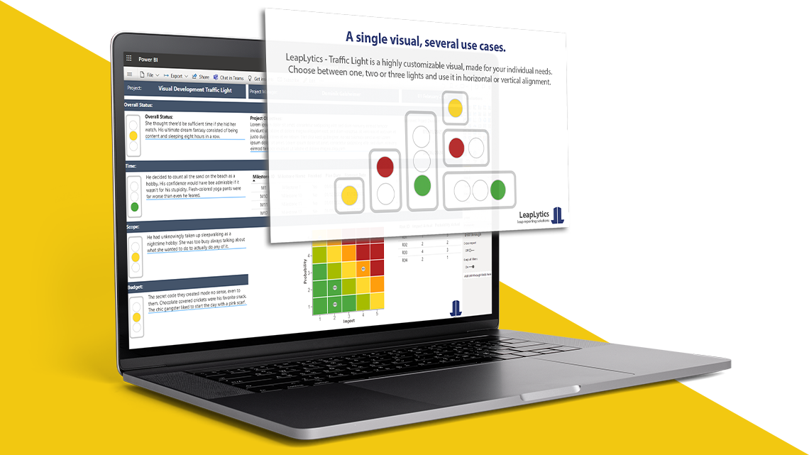Ampelvisualisierung für Microsoft Power BI